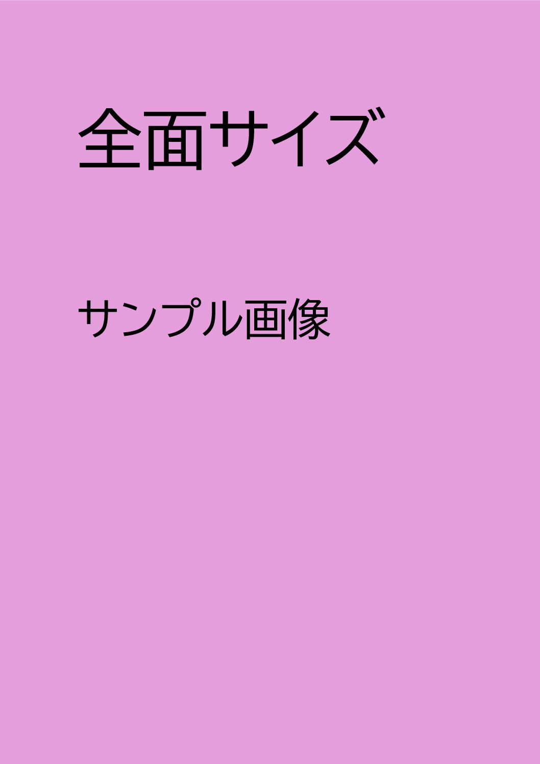 広告サンプル　全面サイズ（￥８８，０００ー）